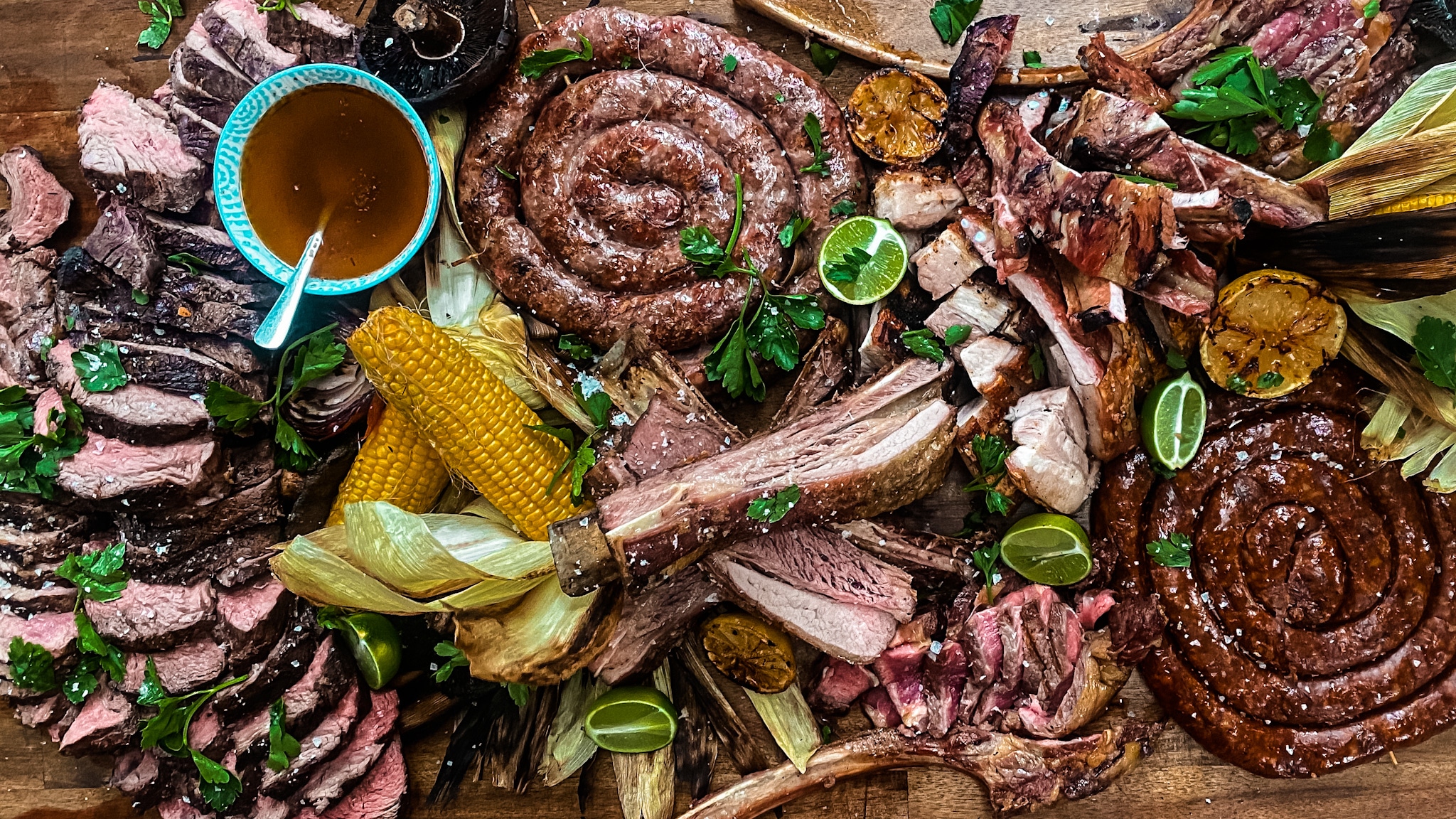 Asado barbecue aregntina Meat platter