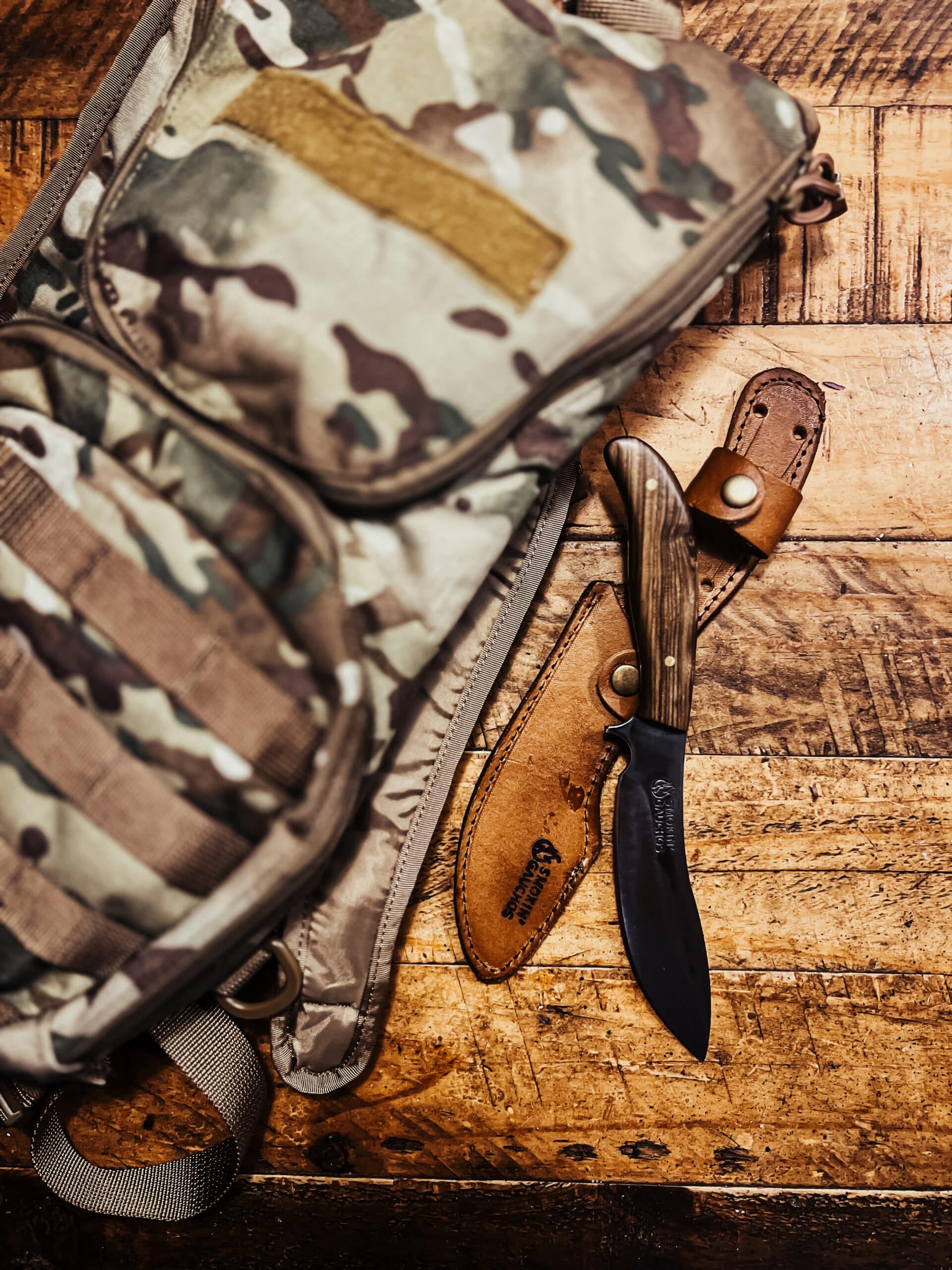 Hunting Skinning Boning Knife Handmade Skinning Boning Hunting Knife Combination with Leather Sheath