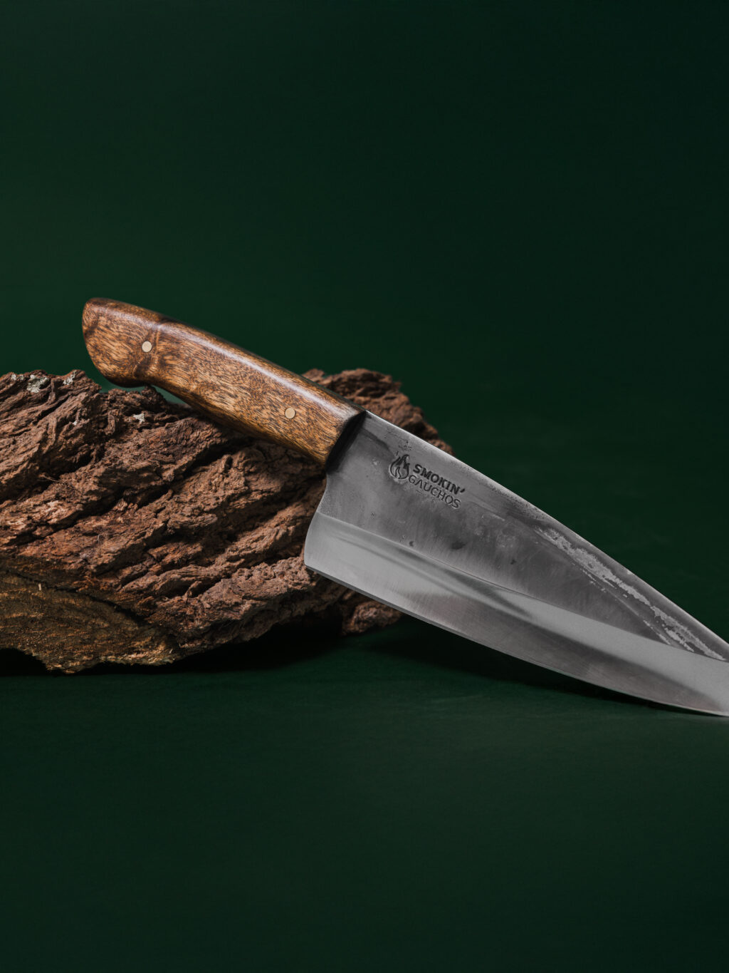 Smokin Gauchos Classic 8in Chef Knife Inspired by Bob Kramer