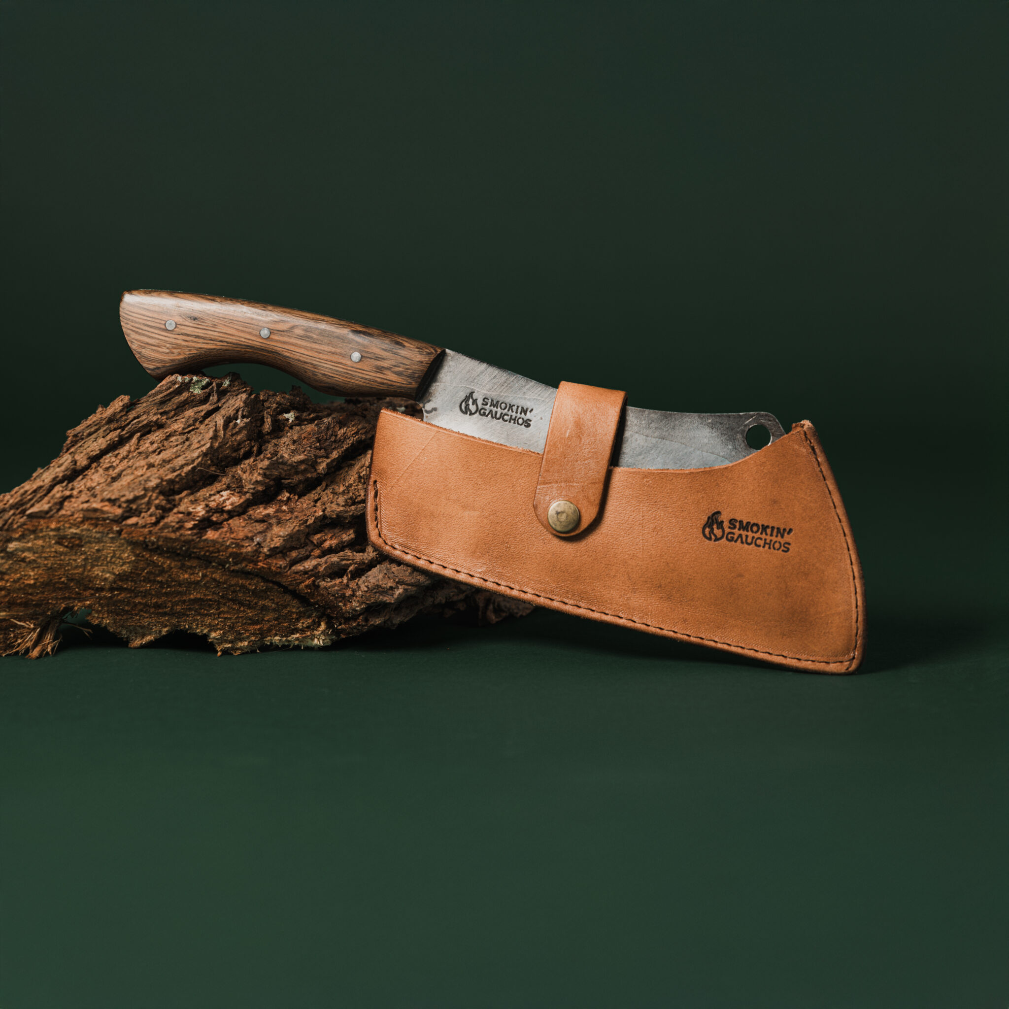 Smokin' Gauchos Handmade Cleaver 7.5in