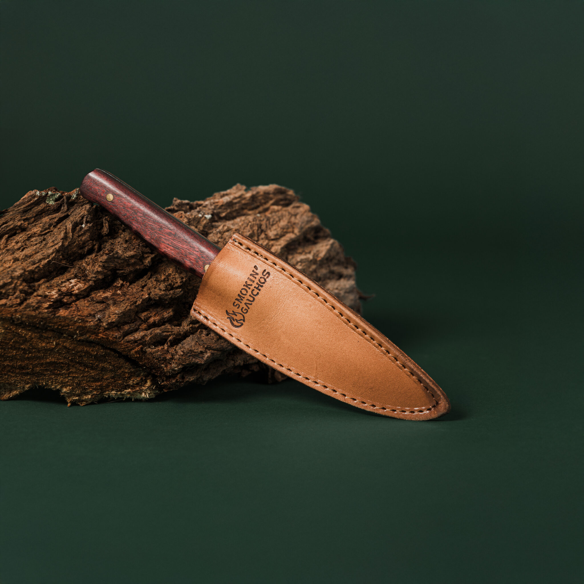 Smokin' Gauchos Petty Knife Paring Handmade & Leather Sheath (Small) Smokin' Gauchos Petty Knife Paring Handmade & Leather Sheath (Small)
