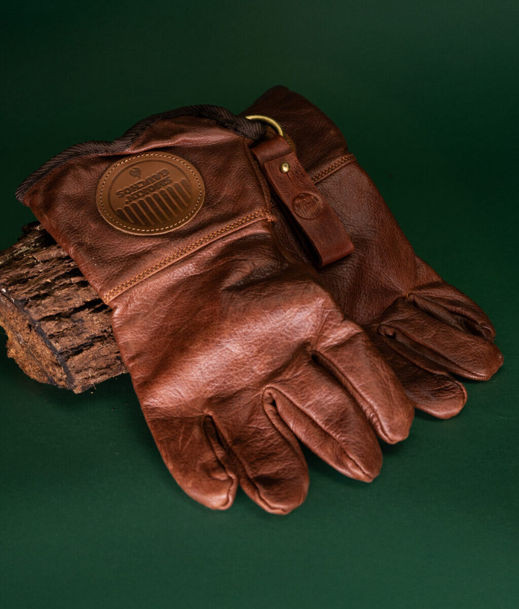 Handmade Leather Fire Gloves