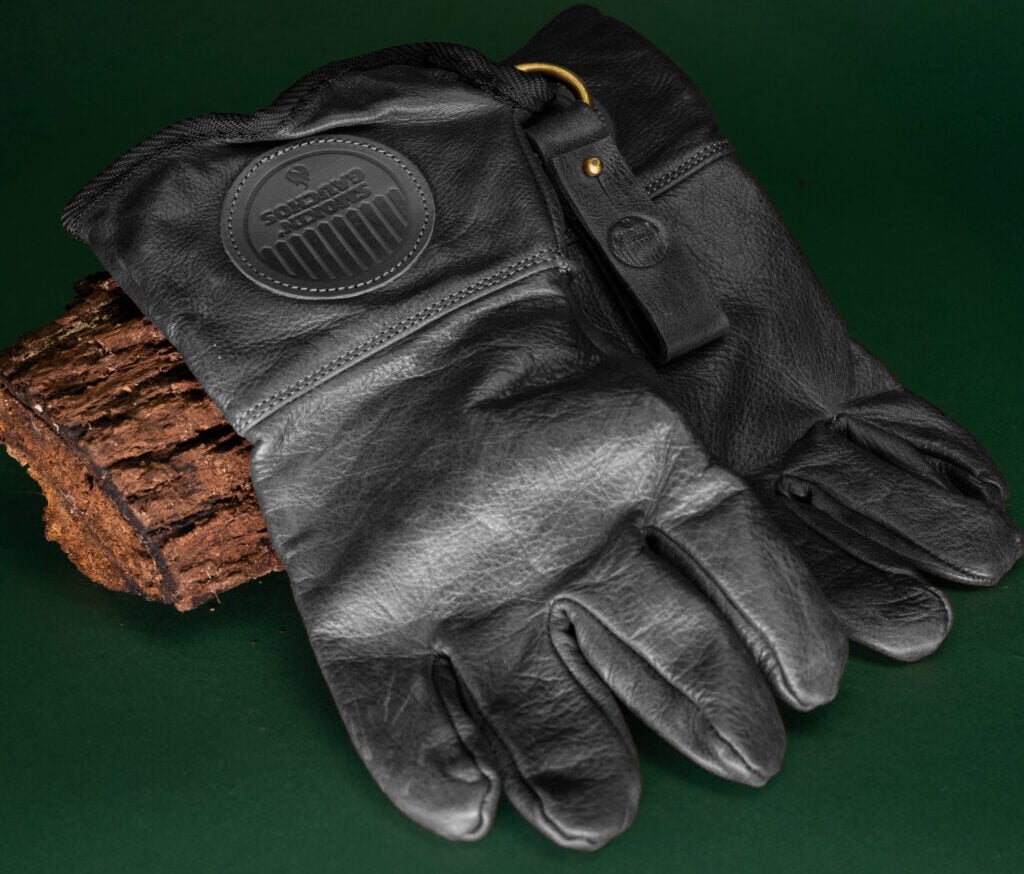 Handmade Leather Fire Gloves (2)