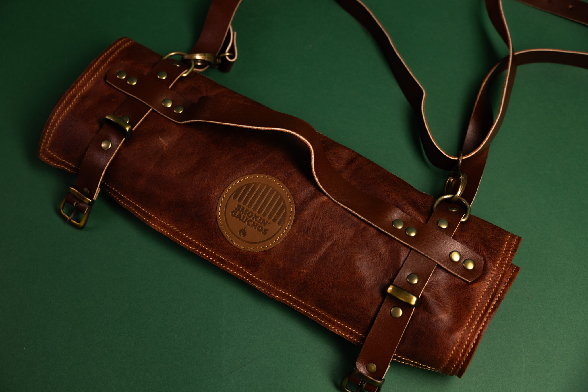 Handmade Leather Knife Roll (10)