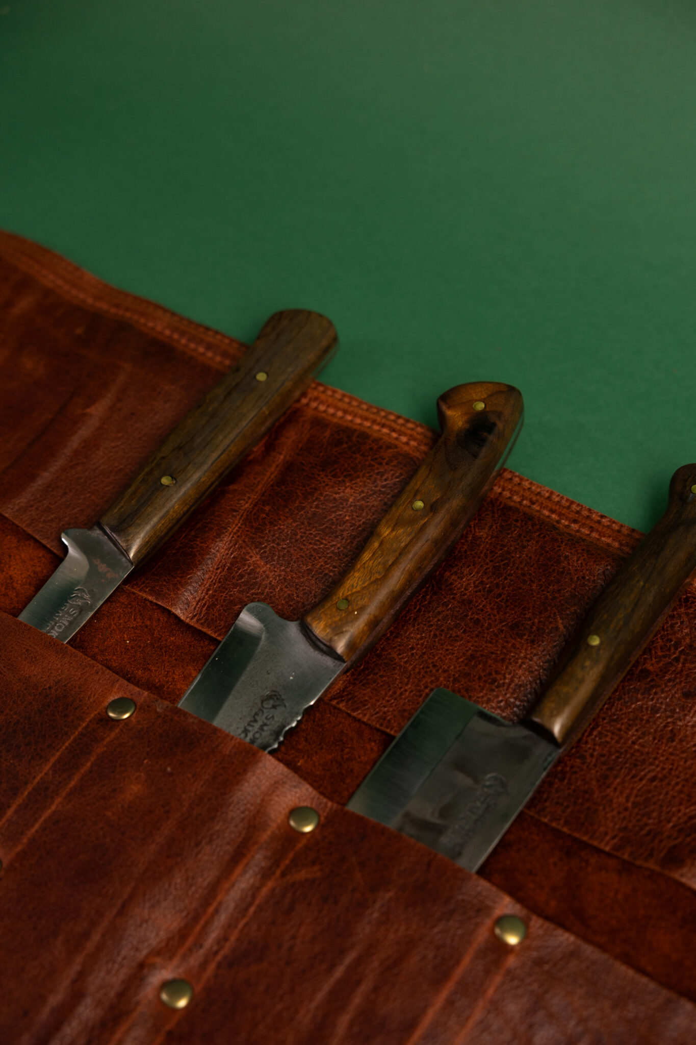 Handmade Leather Knife Roll (7)