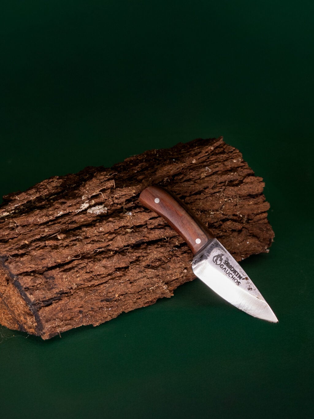 Handmade Skinning Hunting Knife & Leather Sheath